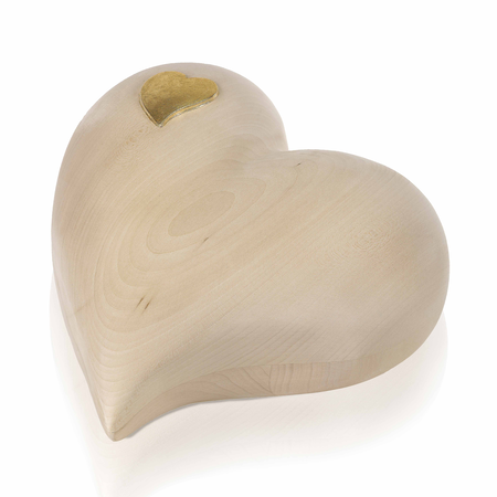 Herz Linde roh / gold