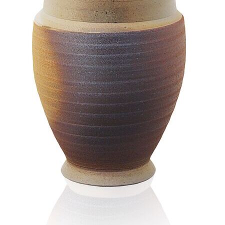 Keramik-Urne - goldfarben