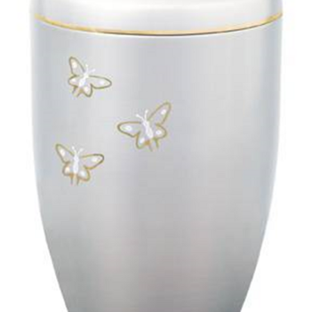 silber mit Schmetterlingen