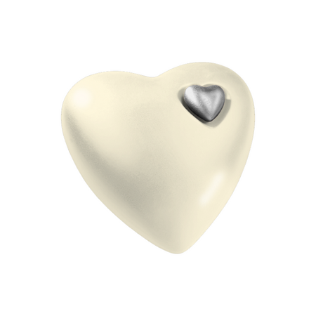 Aqua-Heart-silver (Wasserurne)